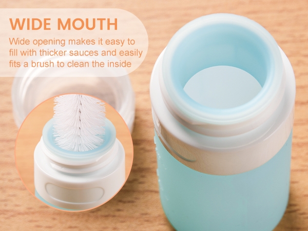 mini squeeze bottles for sauces