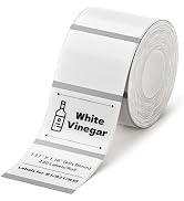 NIIMBOT Clear Label Tape for B1/B21/B3S, 1.57" X 1.18" (40x30mm), 230 Labels/Roll, Thermal Label ...