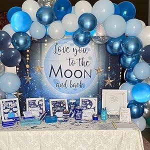 blue balloons