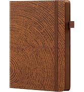 ALKALO Lined Journal Notebook for Work, A5 Debossed Hardcover Journals for Men Women Writing, 200...