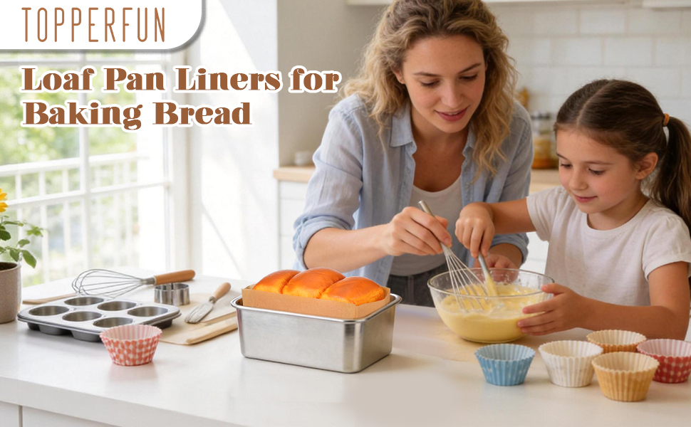 Loaf Pan Liners for Baking Bread