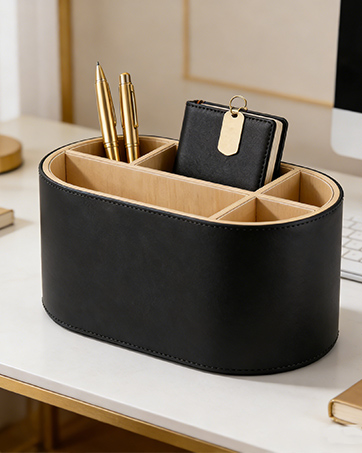 Black Desk Organizer