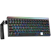 Aula 75 HE Wireless Gaming Keyboard,Black Mechanical Keyboard w/8K Receiver | Hall Effect Keyboar...