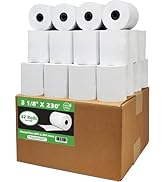 Phenol Free Thermal Paper (32 Rolls) 3 1/8 x 230 Receipt Rolls fits all Clover POS Cash Register ...