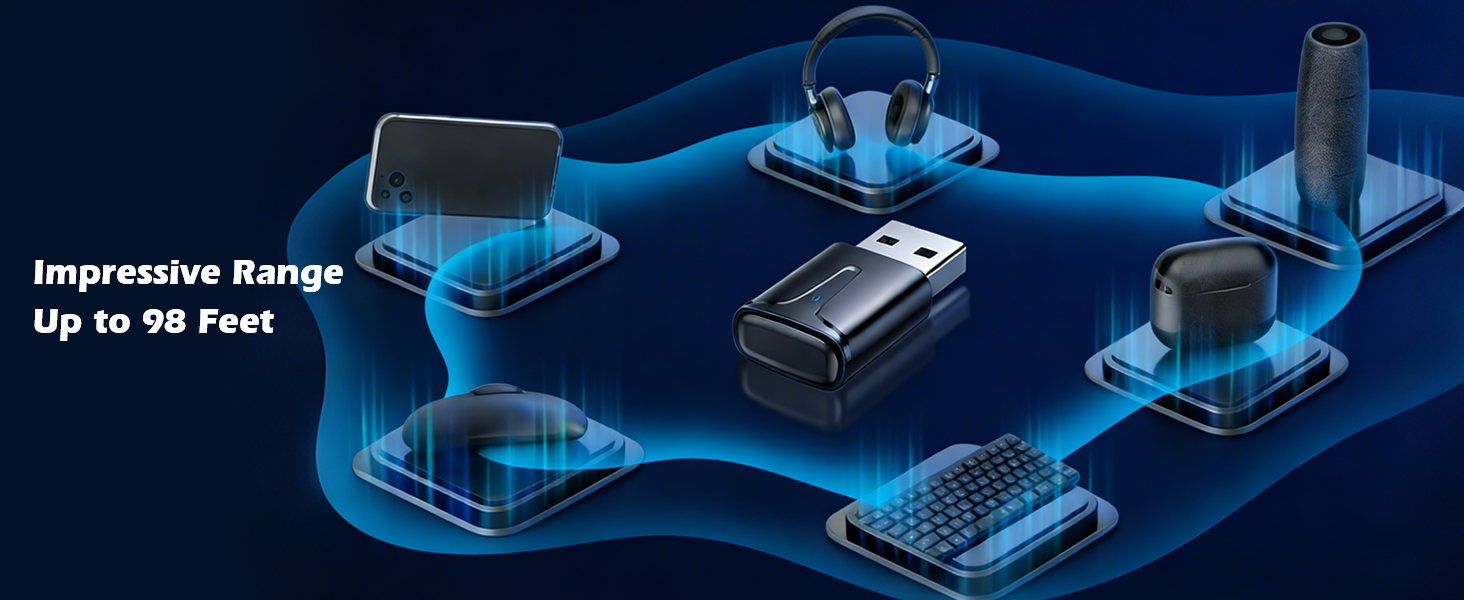 usb wireless adapter Bluetooth range