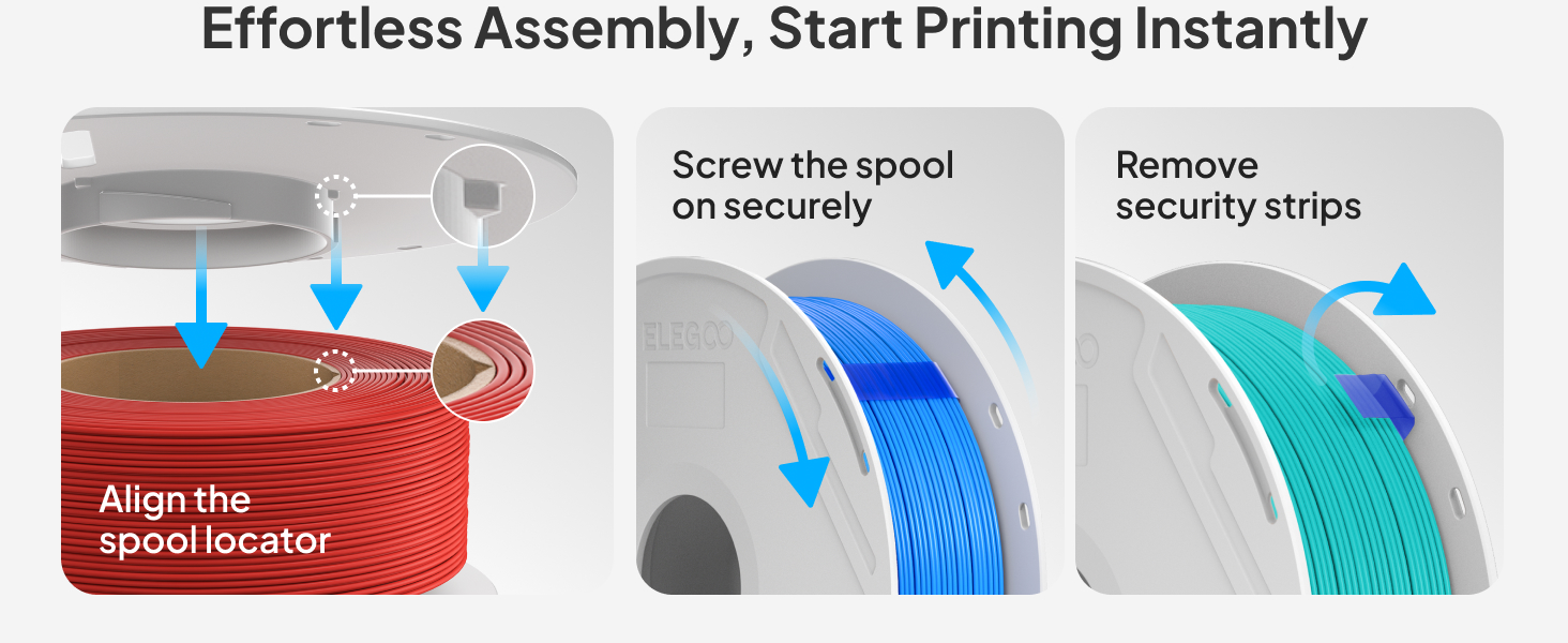 Effortless Assembly, Start Printing Instantly