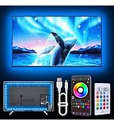 GANZQH 20FT Led Lights for TV, TV Led Backlight for 32-80 Inch, USB Led Light Strip with Remote, ...