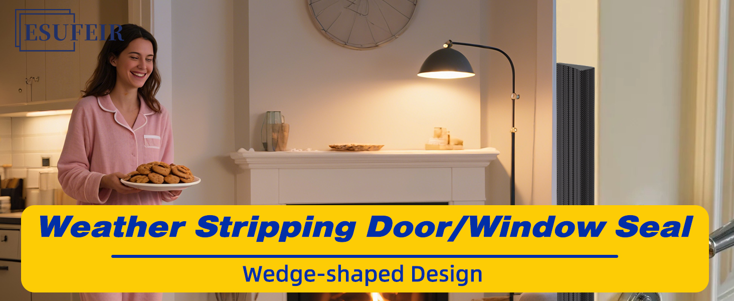 Gray foam wedge-shaped door seal