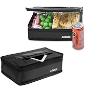Aosbos Insulated Lunch Bag Small Lunch Box for Men Women Compact Lunch Bags Mini Food Storage Bag...