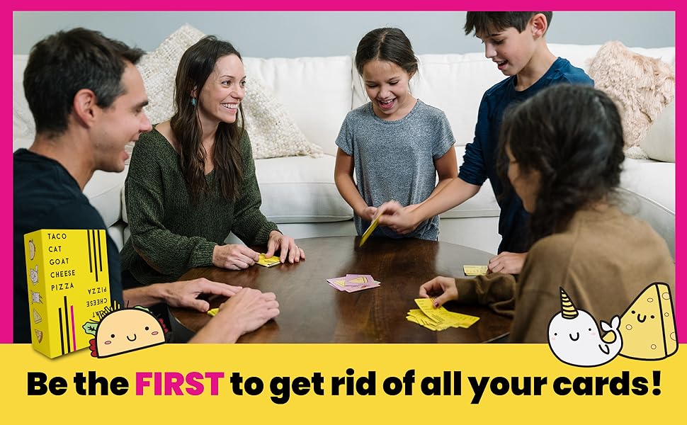 card game, family fun, quick to play, ages 7 and up, 2-6 players