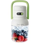 ZHENMI Portable Blender, Personal Blender for Smoothies & Shakes, Cordless, 33oz BPA-Free Vessel,...