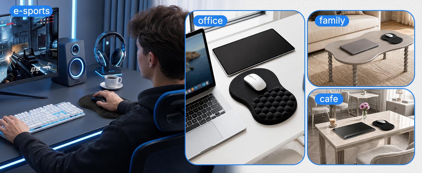 Wrist Rest Mouse Pad