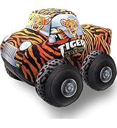ArtCreativity Safari Plush Monster Truck, 8 Inch Big Monster Truck Stuffed Toy, Cool Animal-Theme...
