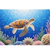 Jigsaw Puzzles 1000 Pieces for Adults, 1000 Piece Sea Turtle Jigsaw Puzzle for Adults, Challengin...