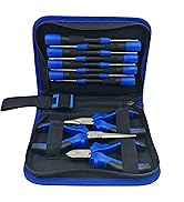 12PCS Precision Repair Tool Set Includes Pliers Set, Screwdrivers Set,Electronic Repair Tool Kit ...