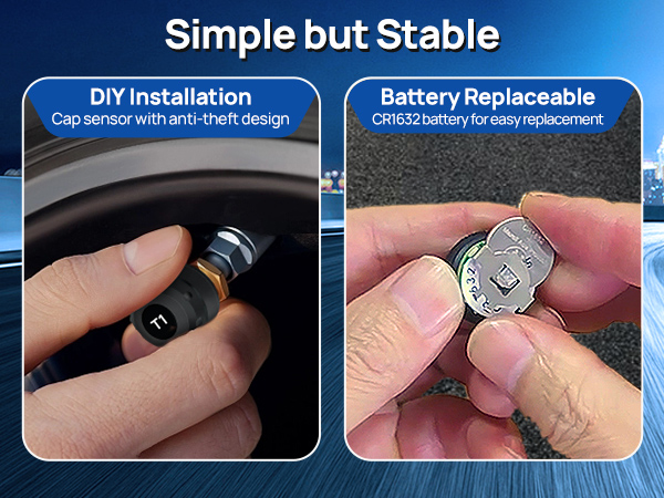 Masoll Tire Pressure Monitoring System is easy to install