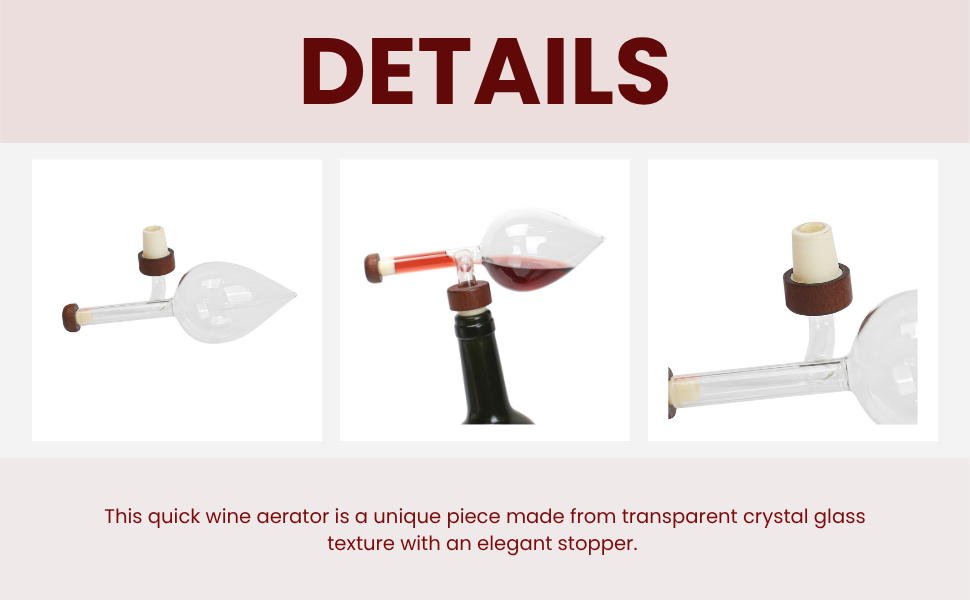 Wine Aerator Decanter Bulb