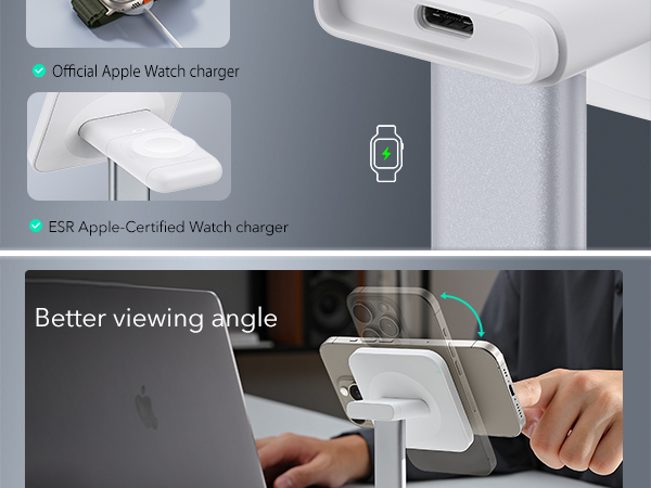 2 in 1 magsafe charger stand