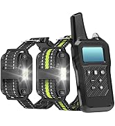 FunniPets Dog Training Collar, Dog Shock Collar 2600ft Range Waterproof Shock Collar for 2 Dogs w...