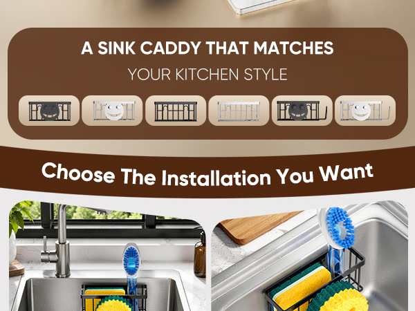sponge holder for kitchen sink