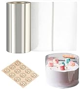 Cyimi Cake Collars 6 x 394inch, Transparent Cake Rolls, Acetate Cake Collars, Mousse Cake Clear A...