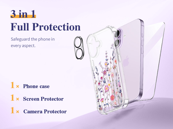 GVIEWIN Case Compatible with iPhone17 Case