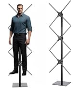 Missyou 152cm 3D Hologram Fan Display and Stand, 3 x 56cm Fans with Bluetooth, App & Remote Contr...