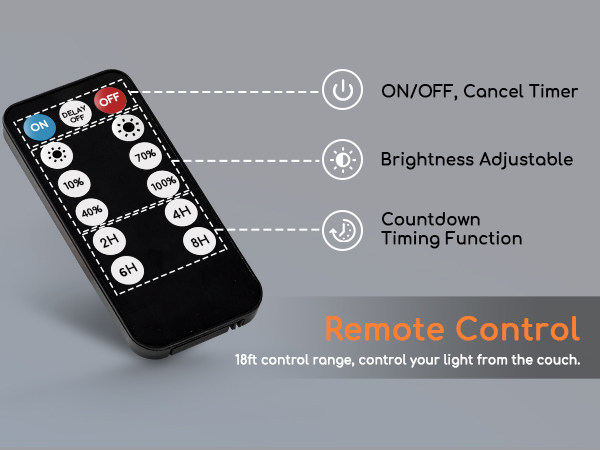 up lights indoor with remote