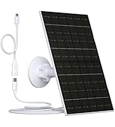 Zivif 7W Solar Panel Charger, USB C Solar Panel Compatible with Eufycam 2C/2C Pro/2/2 Pro/E20/E40...