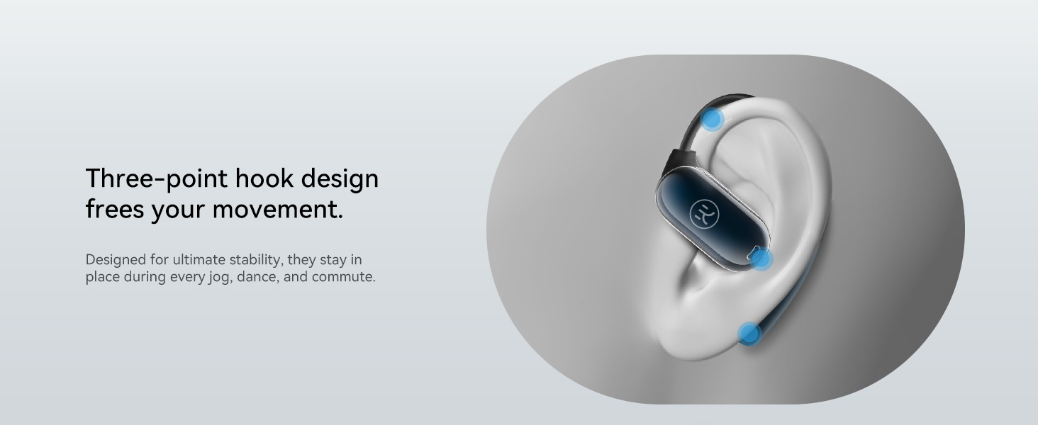 Lightweight Comfort open ear earbuds