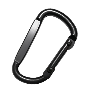 black carabiner
