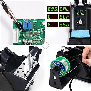 different features to help with soldering of YIHUA 926LED III