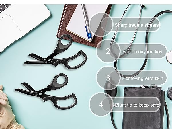 Trauma Shears, EMT scissors, Medical Scissors,Bandage Scissors