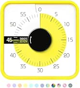 TWENTY5 SEVEN Countdown Timer 7.5 inch; 60 Minute 1 Hour Visual Timer – Classroom Teaching Tool O...
