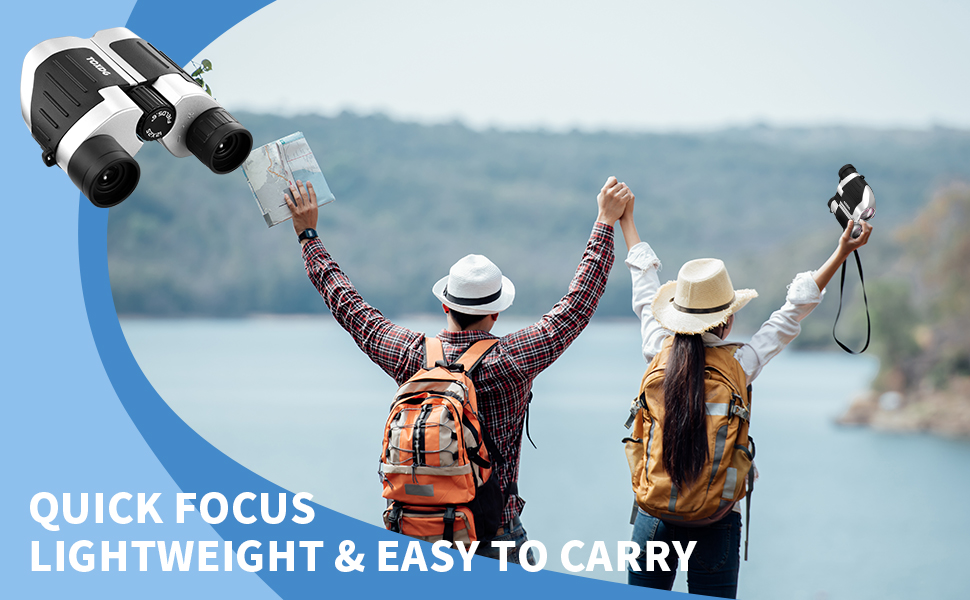 Large Eyepiece Waterproof Binocular with Low Light Vision