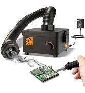 Solder Fume Extractor, M-T 80W 168m³/h Strong Suction Smoke Absorber with Carbon or HEPA Filter,3...