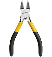 Wire Cutters, BOOSDEN 5 inch Flush Cutter, Dikes Wire Cutter for Crafting Electrical Jewelry Maki...