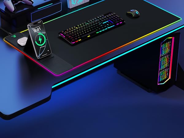 rgb gaming mouse pad