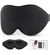 LitBear Sleep Mask for Side Sleeper Women Men, Eye Mask for Sleeping Light Blocking, 3D Contoured...