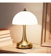 Starstrips Golden Rechargeable Table Lamp, 3000mAh Cordless Touch Lamp, Bedside Lamp for Bedroom,...