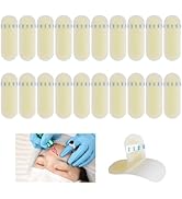20Pcs Eyebrow Practice Skins 3D Microblading Fake Skin BrowAid Practice Bandage Silicone Eyebrow ...