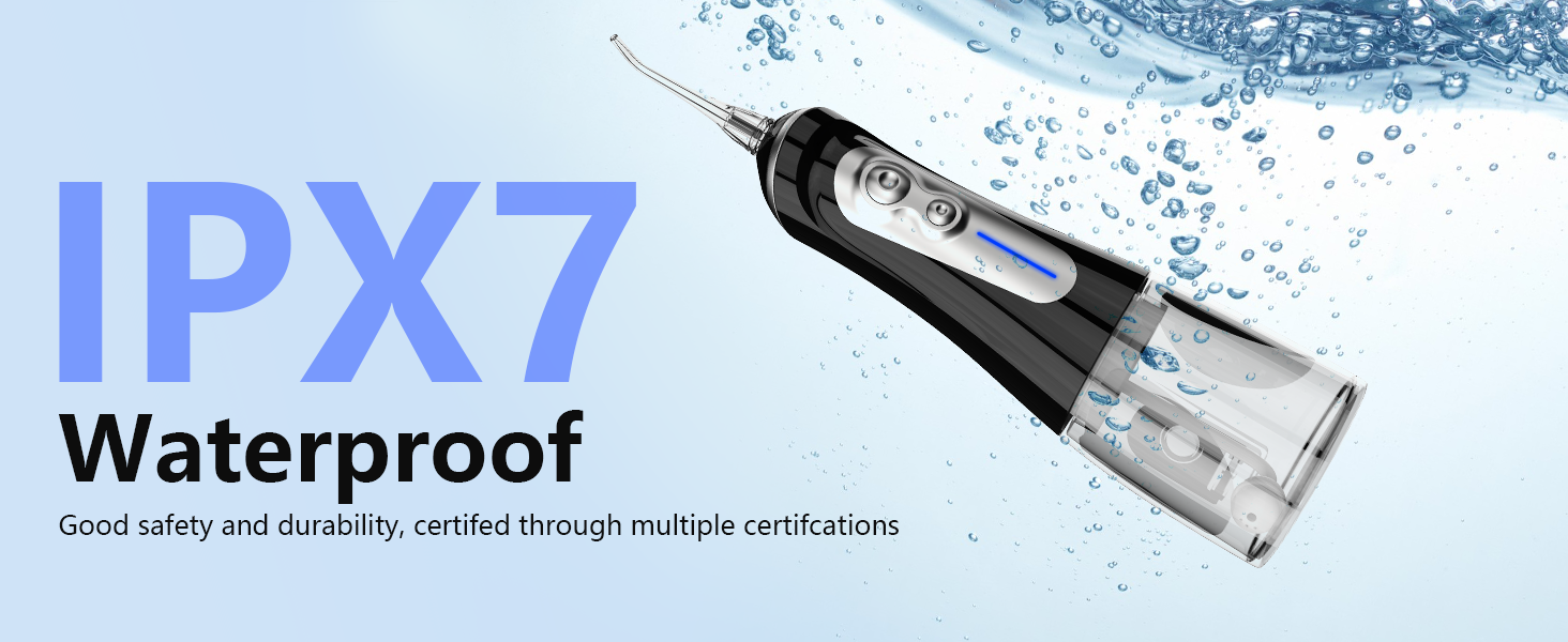 IPX7 waterproof