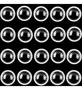 20 Pack Circle Shaker Domes for Card Making Peel-Away Adhesive Circle Clear Plastic Dimensional D...