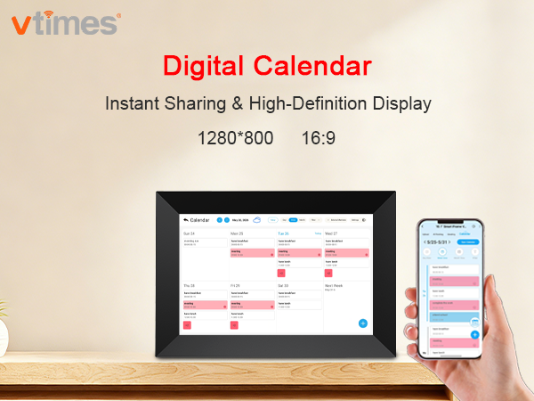digital calendar 1 phone