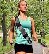 cross body belt sling bag running belt gecko travel tech xbelt