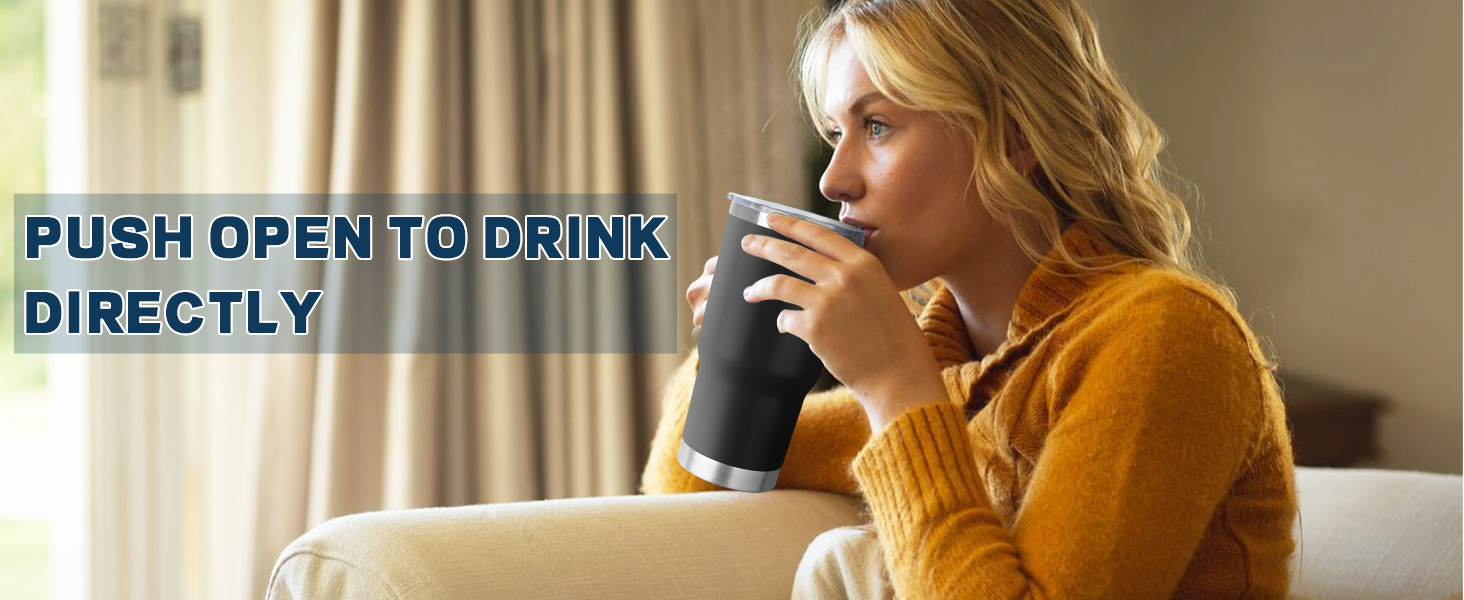 stainless steel tumbler with straw