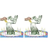 BEST PARTY EVER! Cash Stash Cake Surprise, Pull Out Money Box for Birthday Cake, Holds 40+ Bills,...