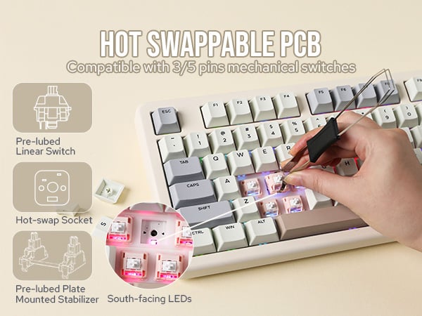 galaxy70 wireless gaming keyboard