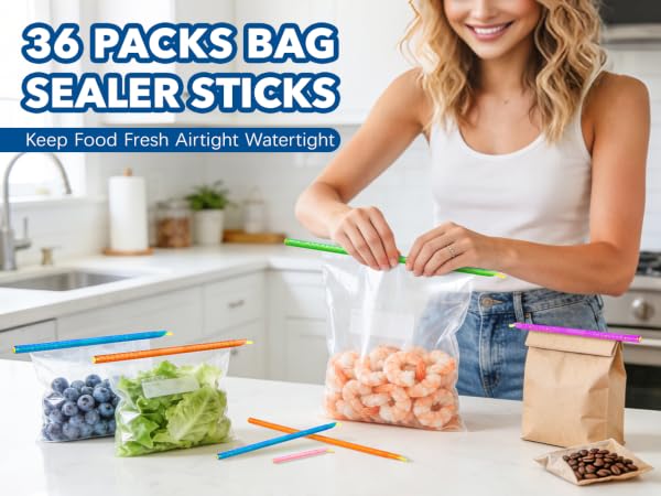 Reusable Bag Sealing Clips with 5 Different Sizes