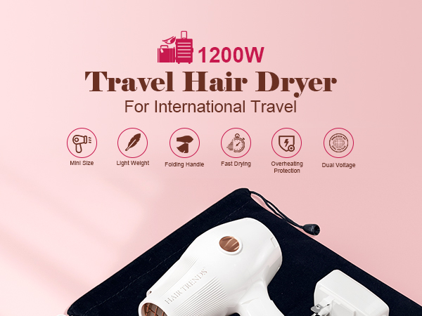 tarvel hair dryer for international use